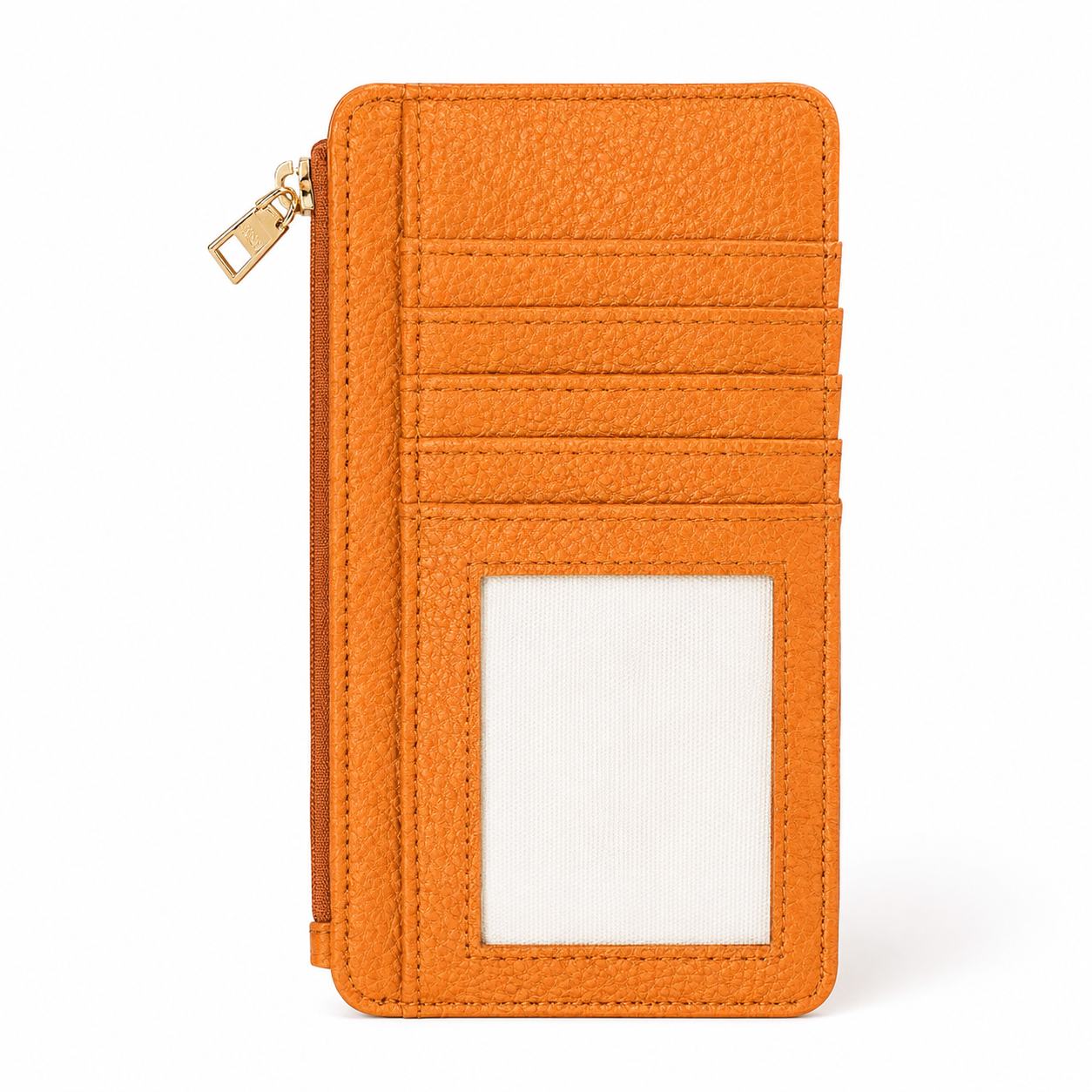 Tan-Flat Card Wallet