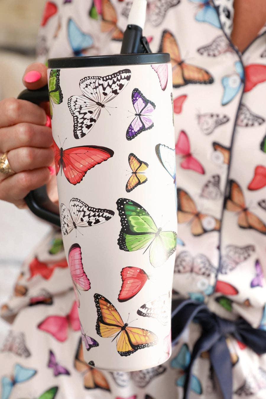 Jess Lea - Butterfly Bliss Sleek Tumbler
