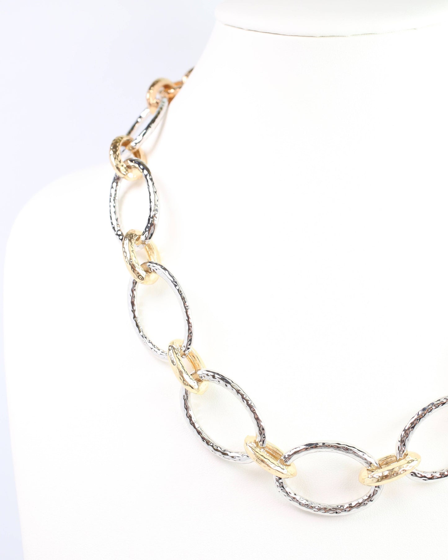 Caroline Hill - Lucinda Link Necklace Gold Silver