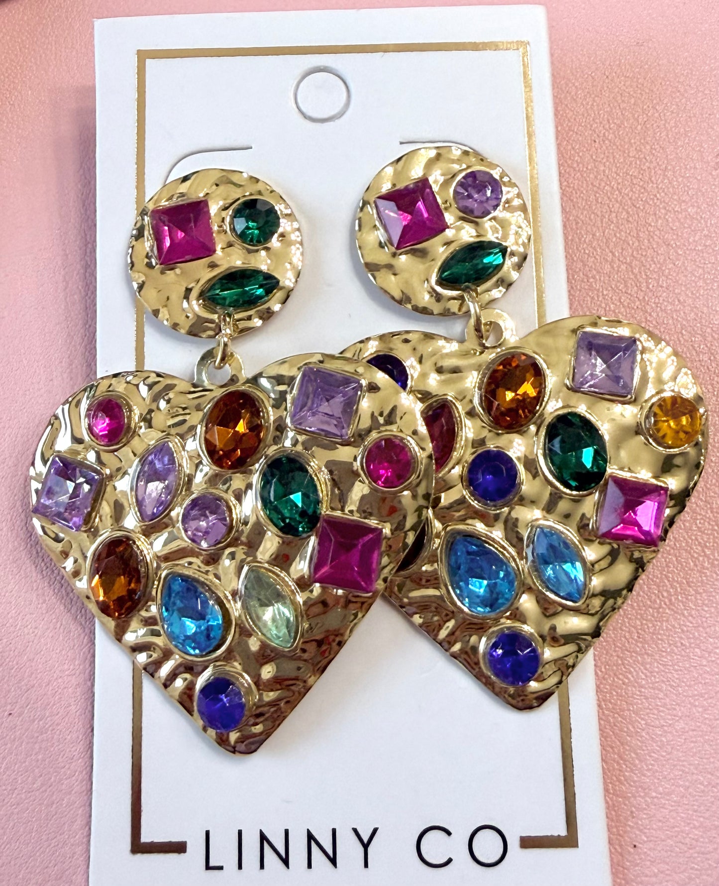 Cherie Heart Statement Earrings