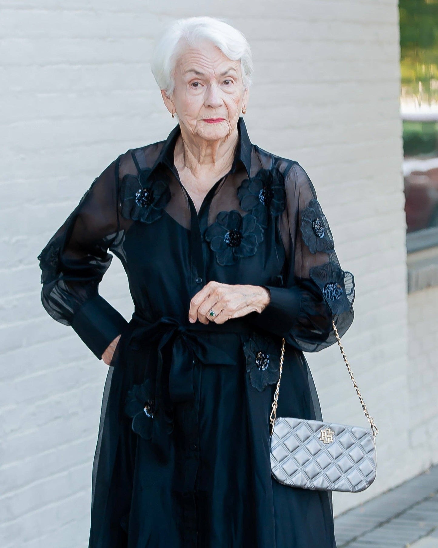 Caroline Hill - Livi Crossbody Black Pearl DQ