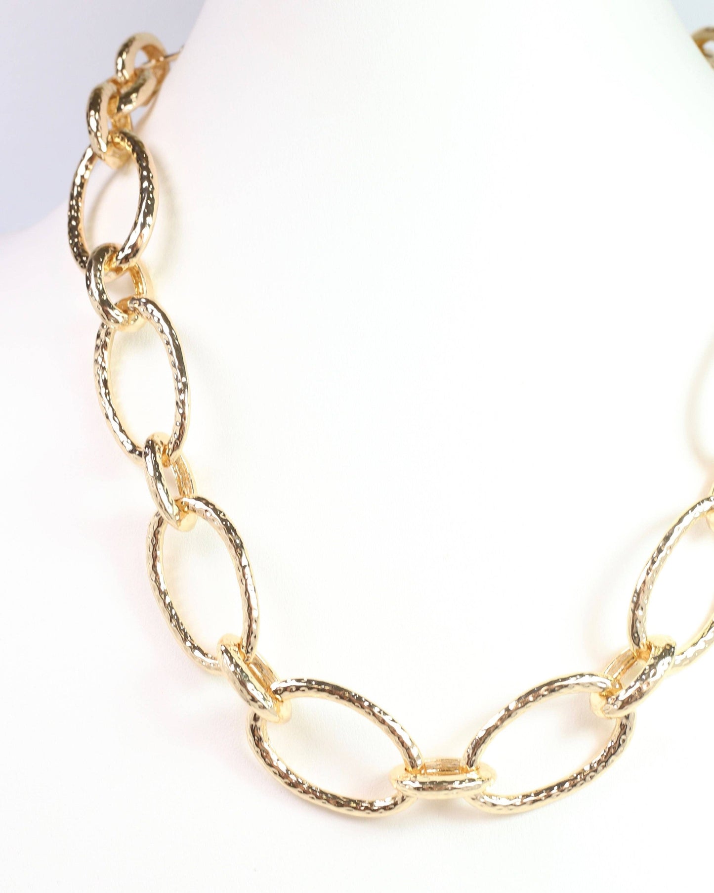 Caroline Hill - Lucinda Link Necklace Gold