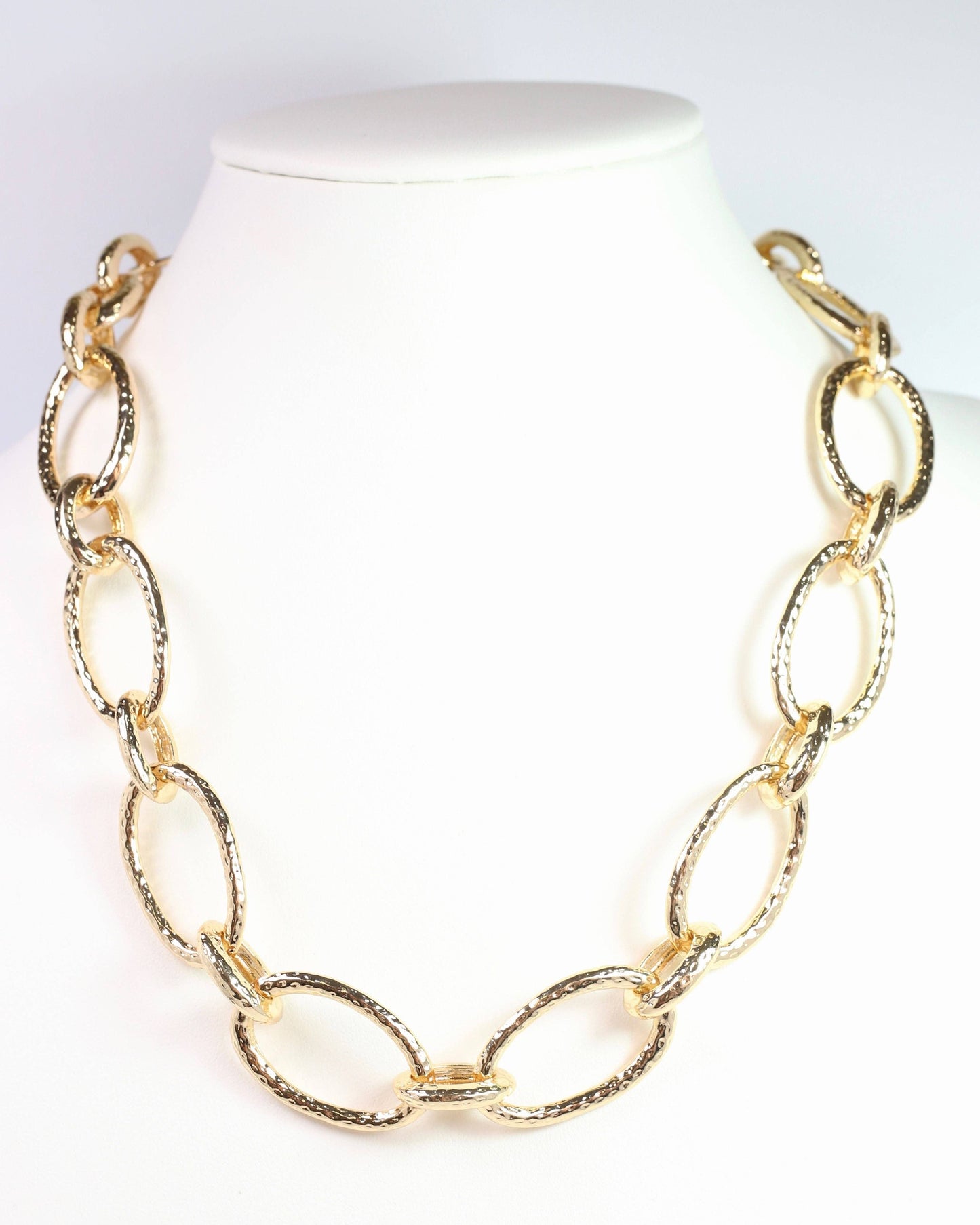 Caroline Hill - Lucinda Link Necklace Gold