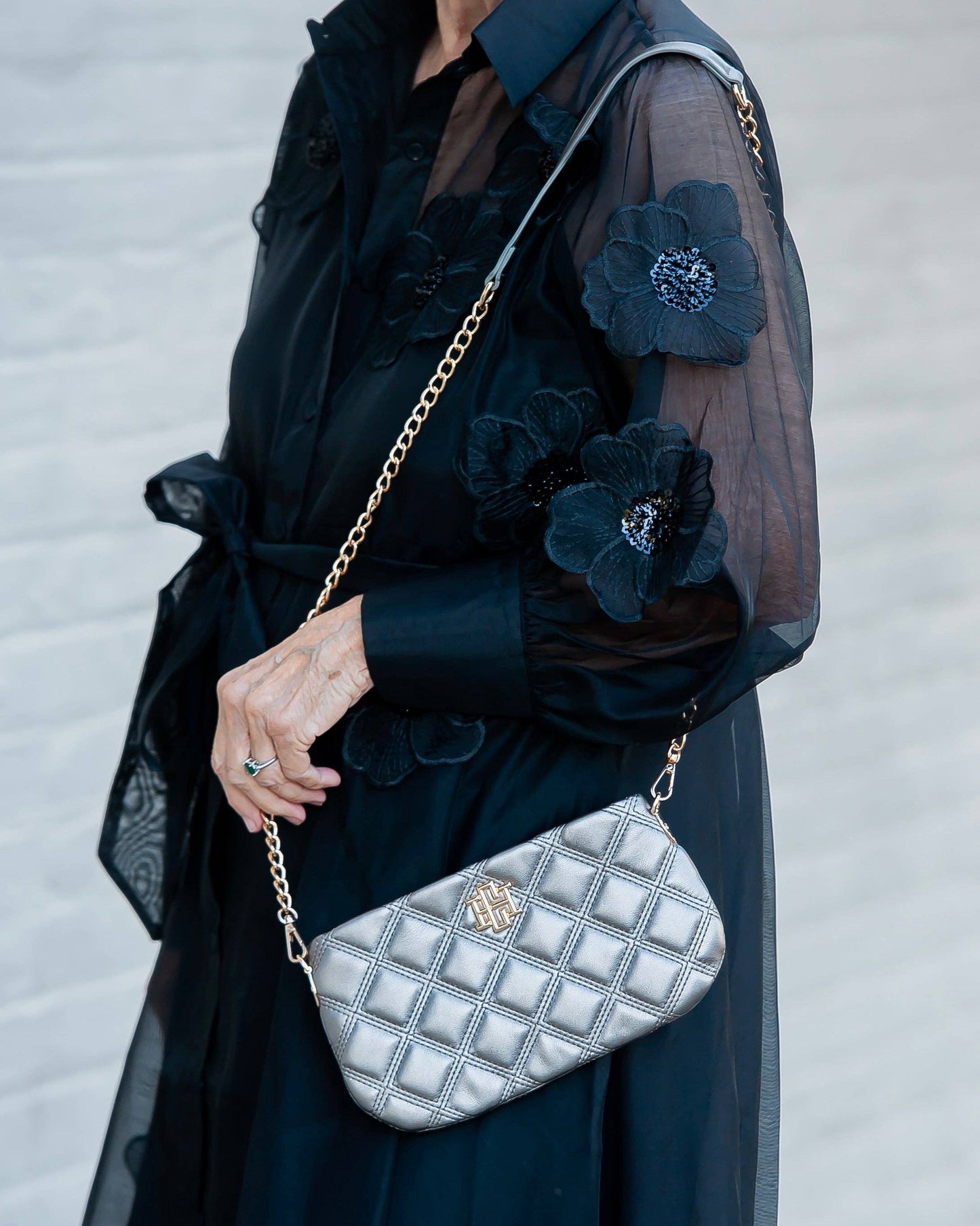 Caroline Hill - Livi Crossbody Black Pearl DQ