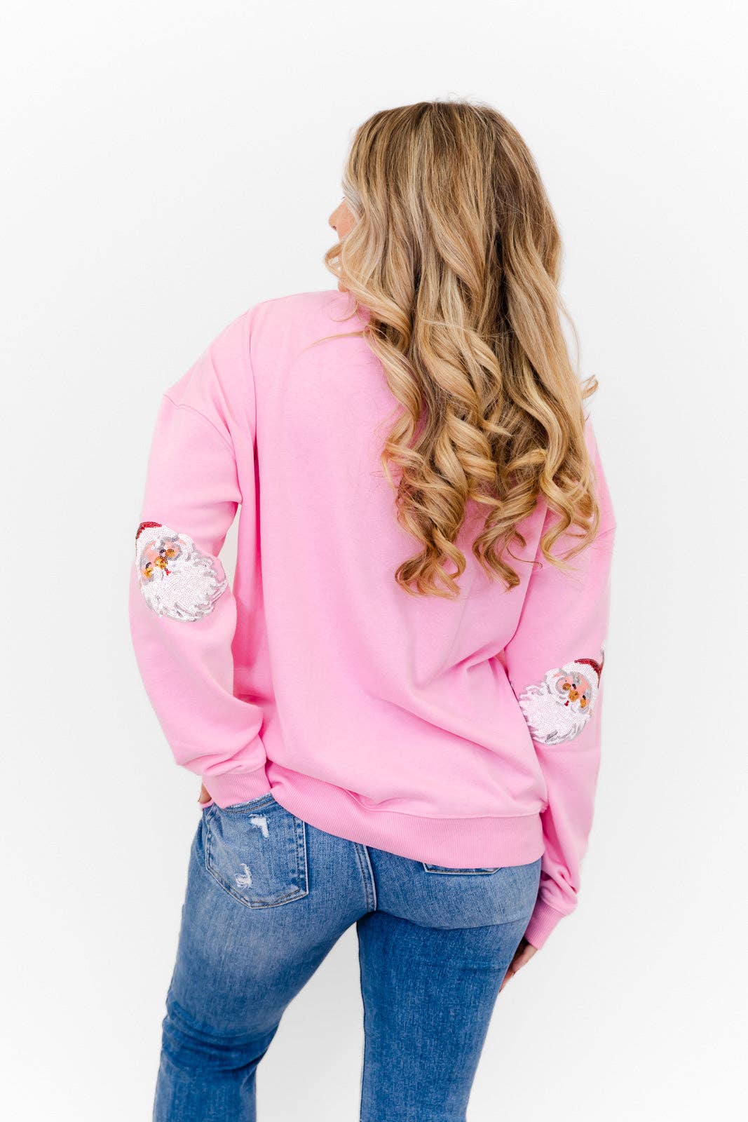 Santa Sequin Sweatshirt