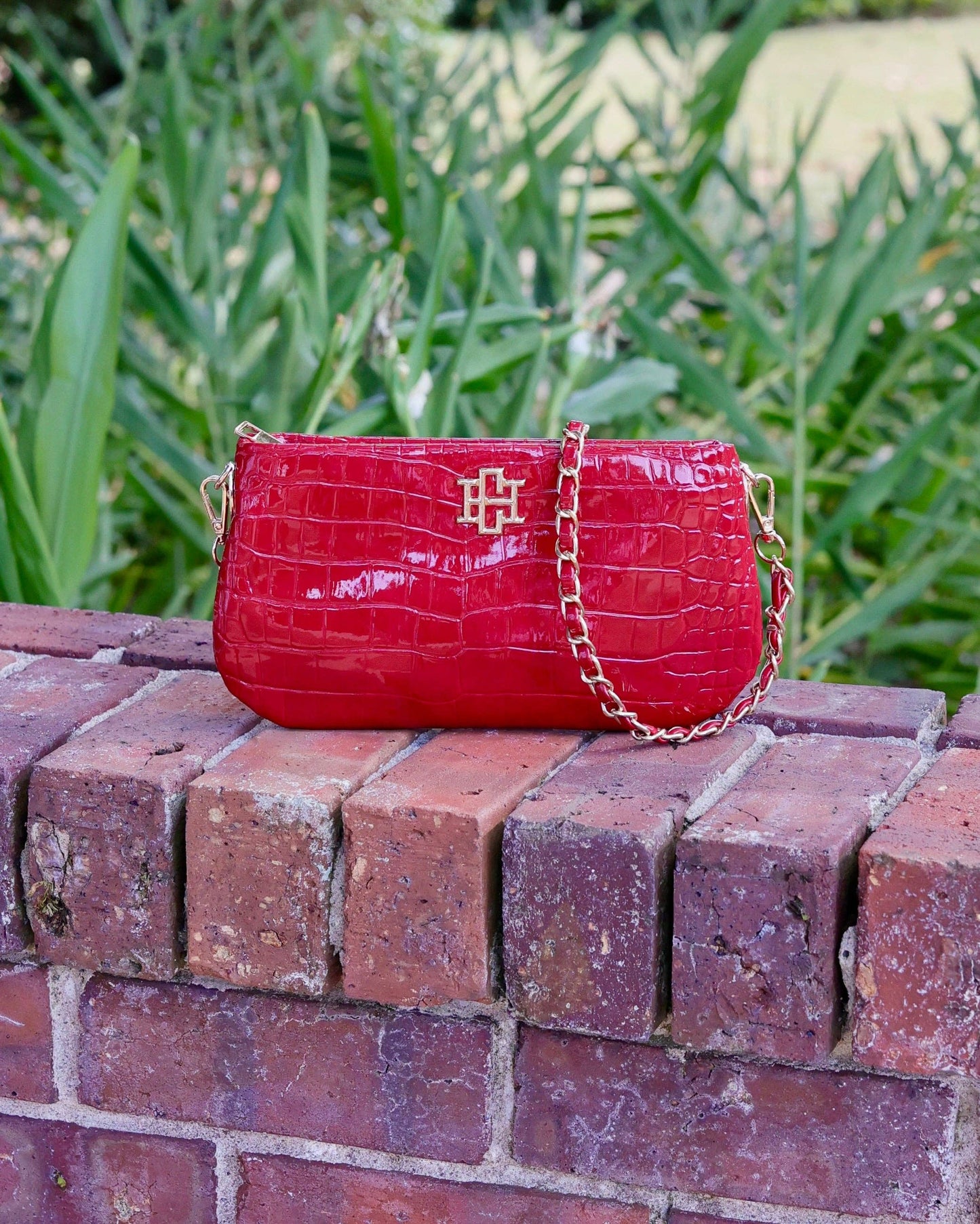 Caroline Hill - Livi Crossbody Red Patent EC