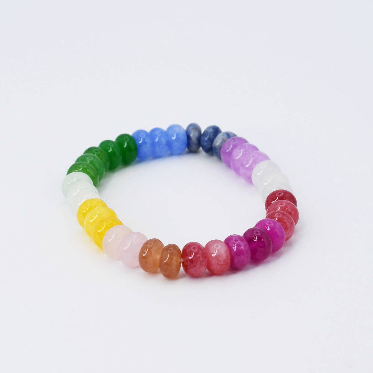 Tropical Beaded Gemstone Bracelet