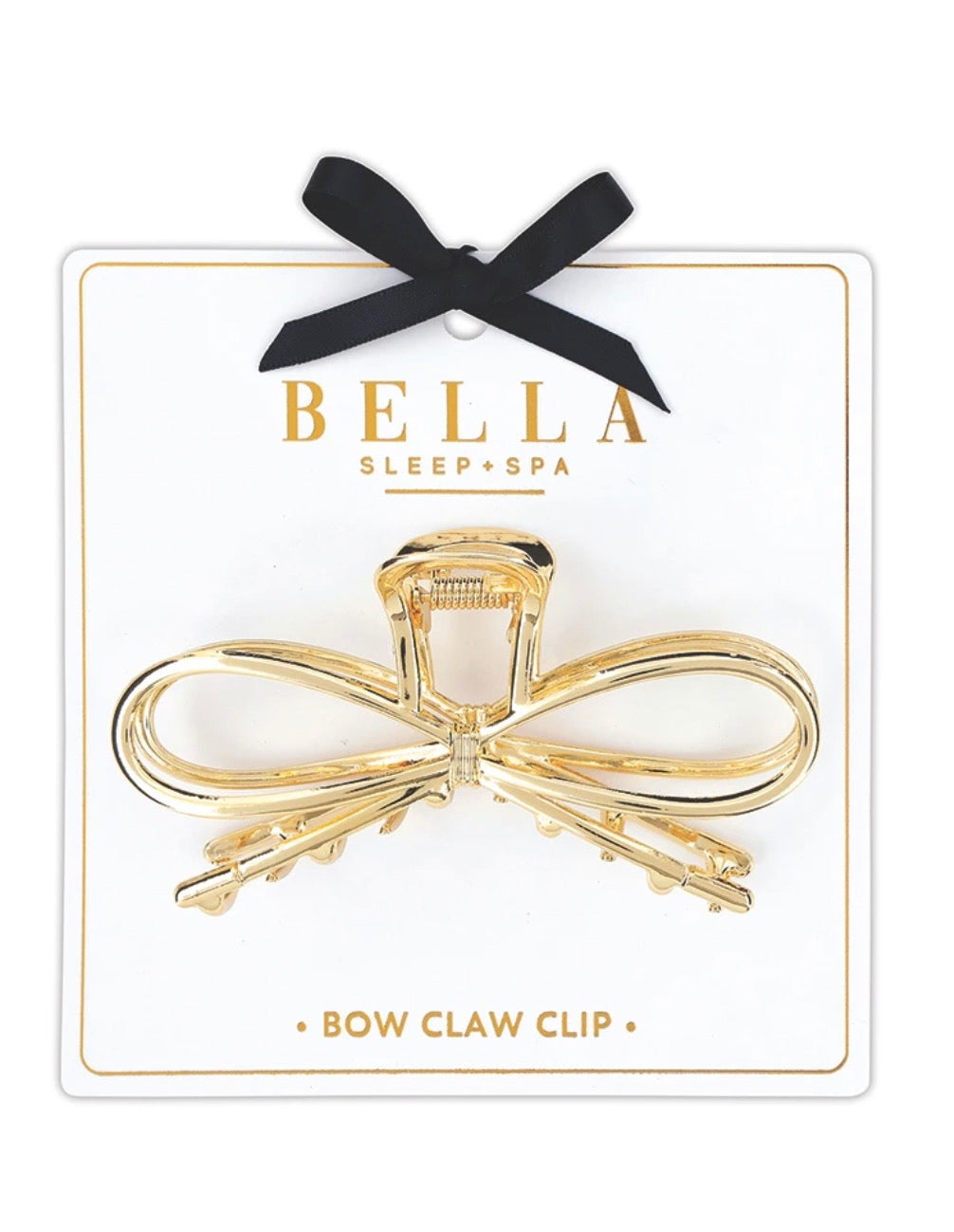 Claw Clip - Gold Bow