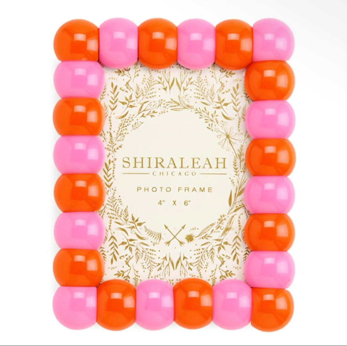 Pink Orange Bubble Frame