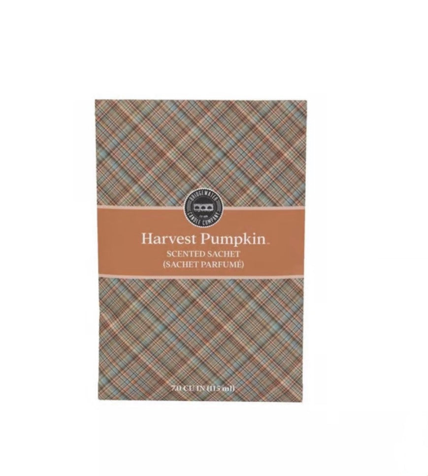 Harvest Pumpkin Plaid Sachet