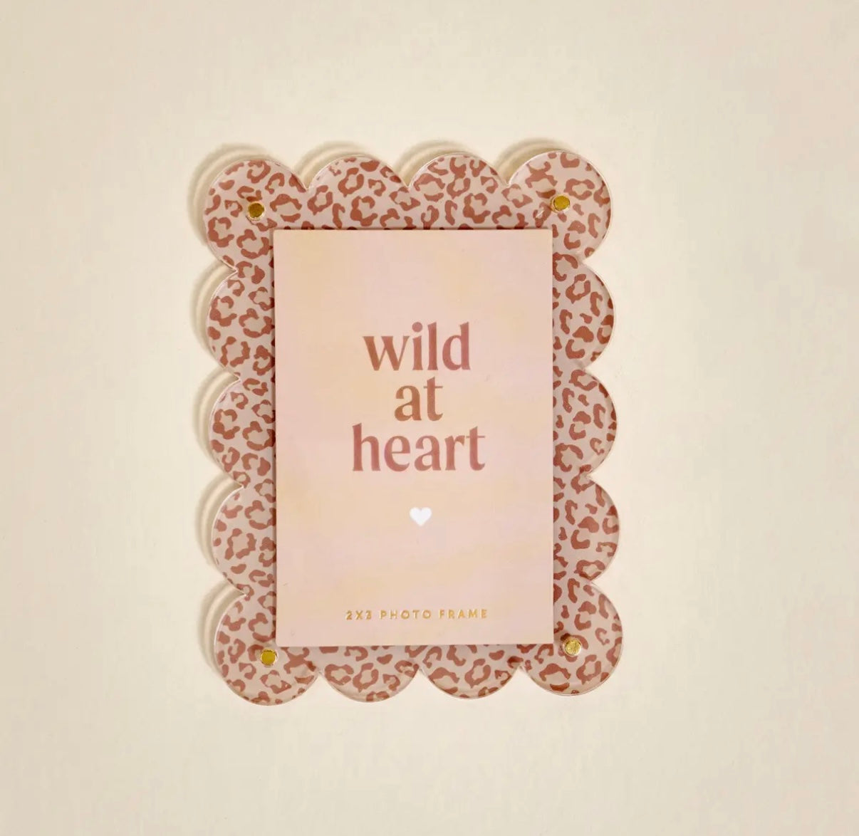 Mini Acrylic Magnetic Frame-Leopard