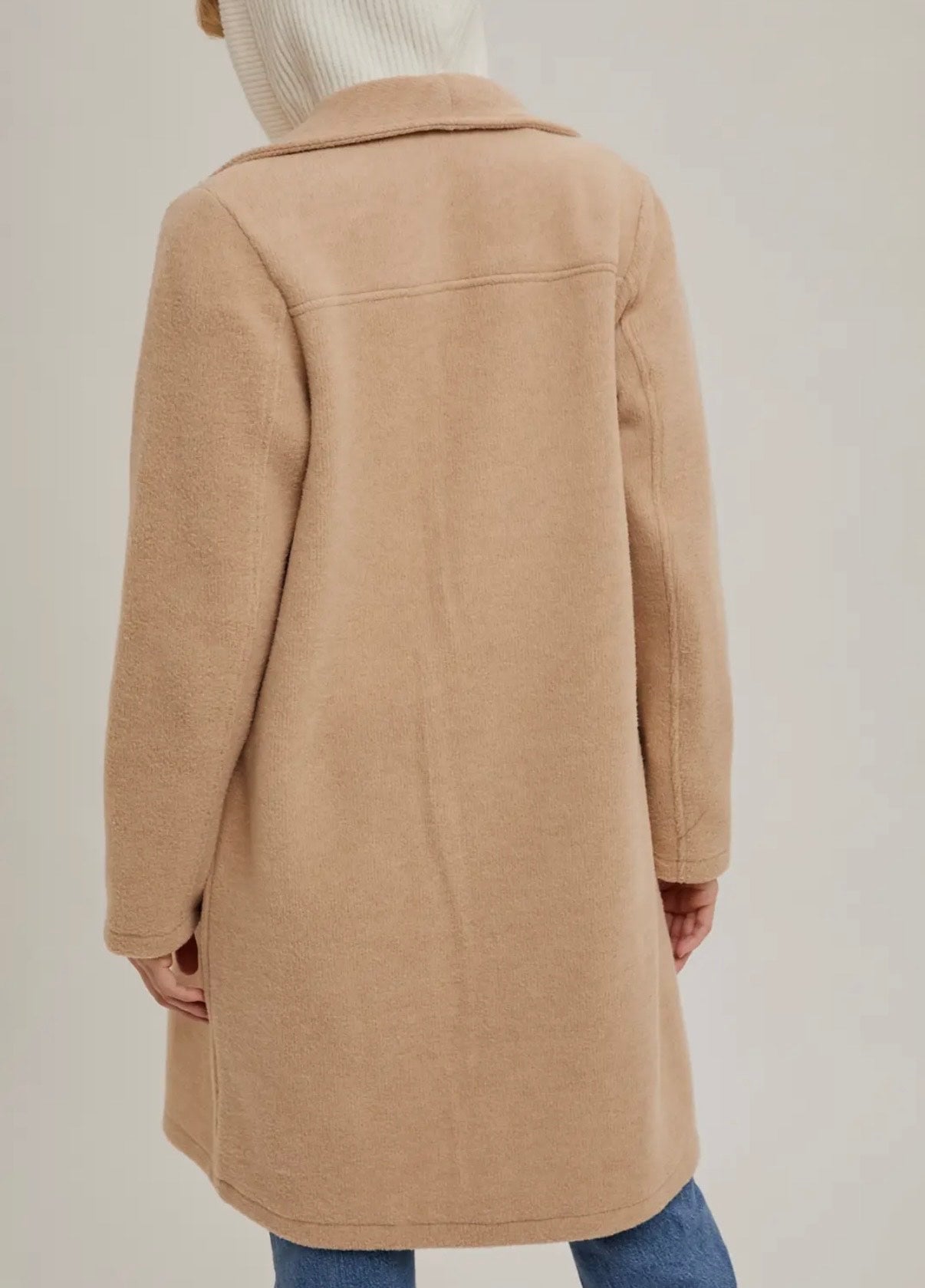 Open Front Knit Coatigan