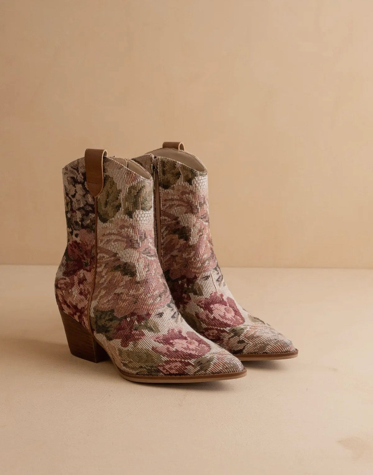 The Karina | Mauve Tapestry Bootie