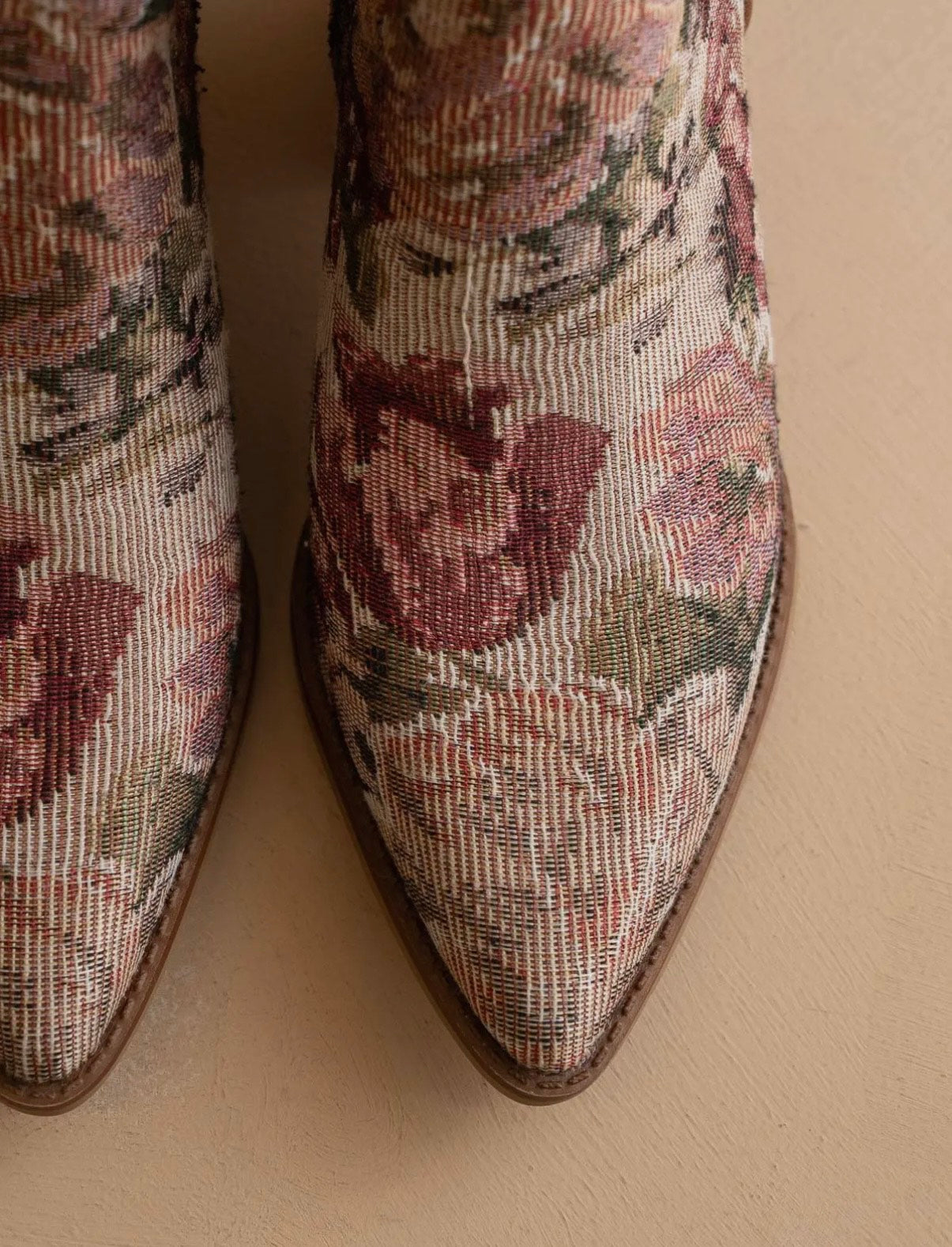 Mauve Tapestry Bootie