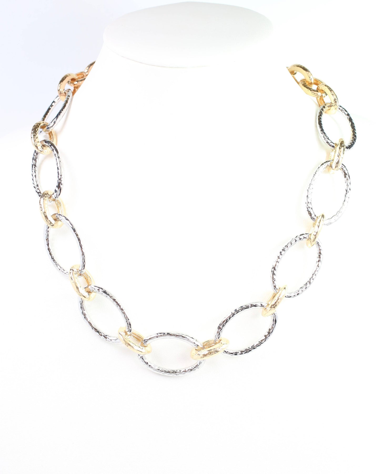 Caroline Hill - Lucinda Link Necklace Gold Silver