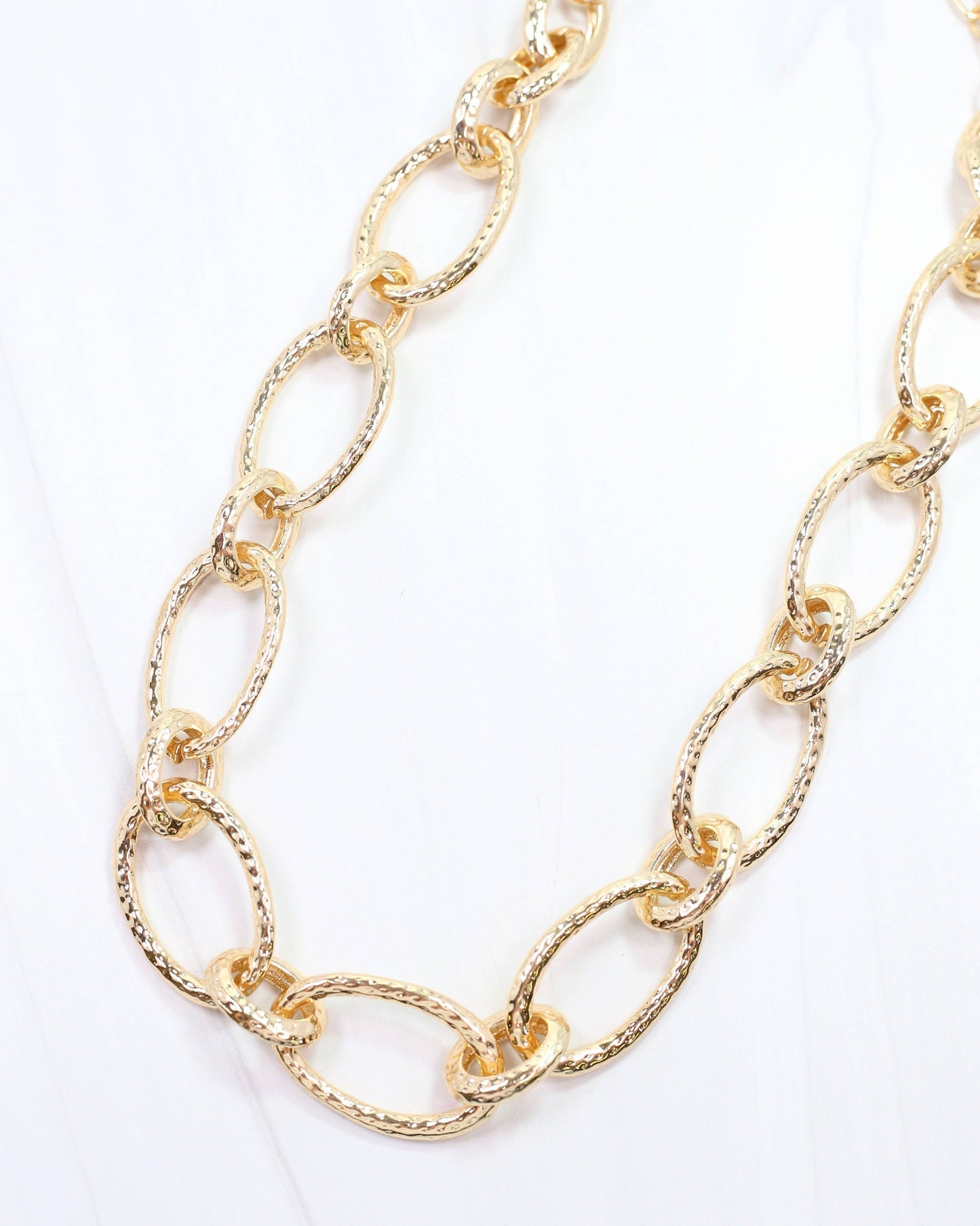 Caroline Hill - Lucinda Link Necklace Gold