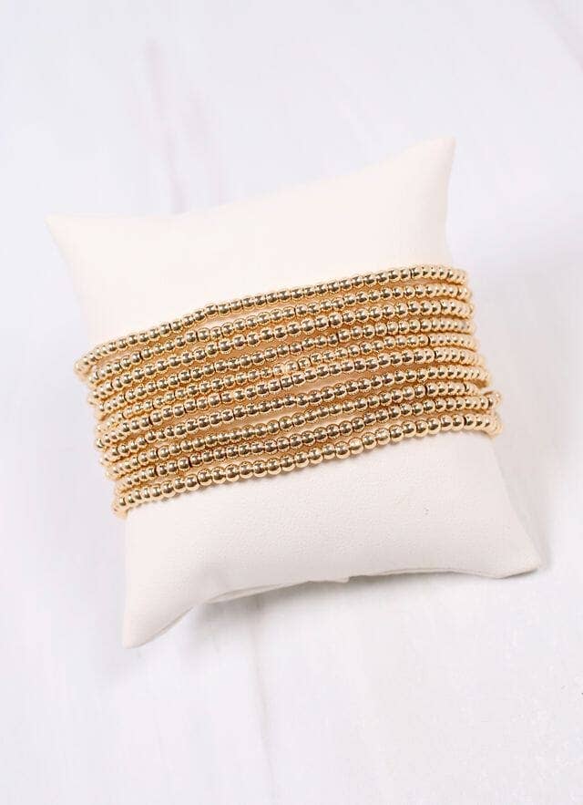 Caroline Hill - Gold Multi Strand- Samuels Bracelet Set