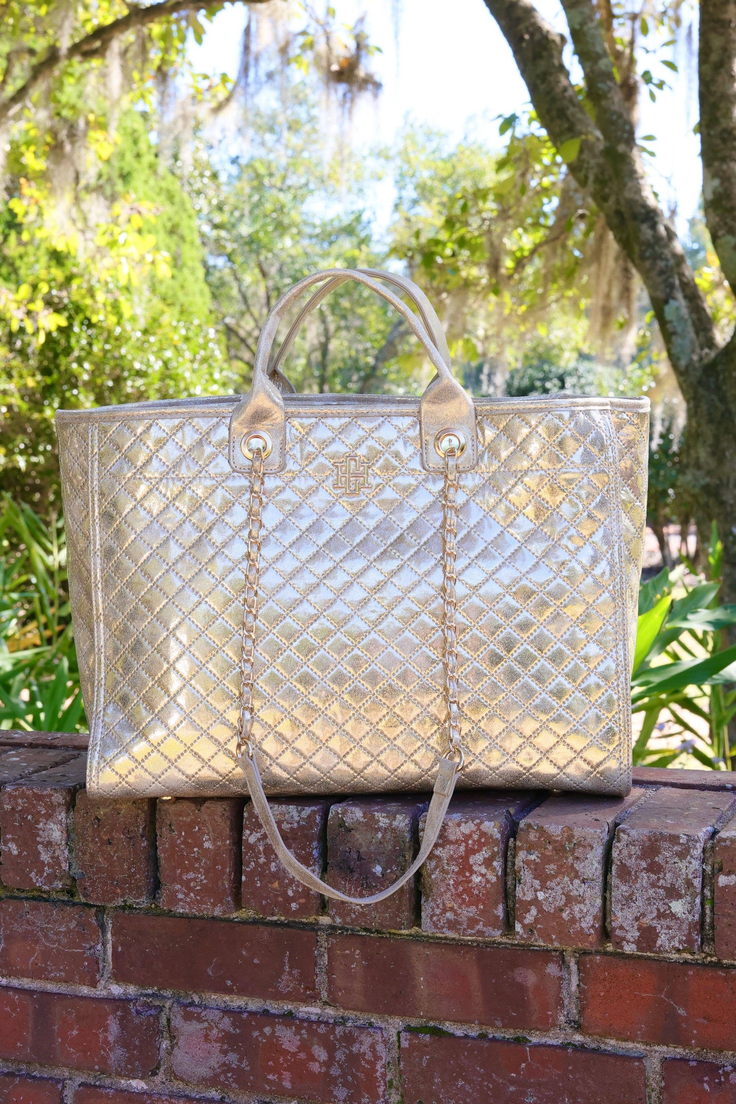 Caroline Hill - Melissa Tote Bag CHAMPAGNE POP