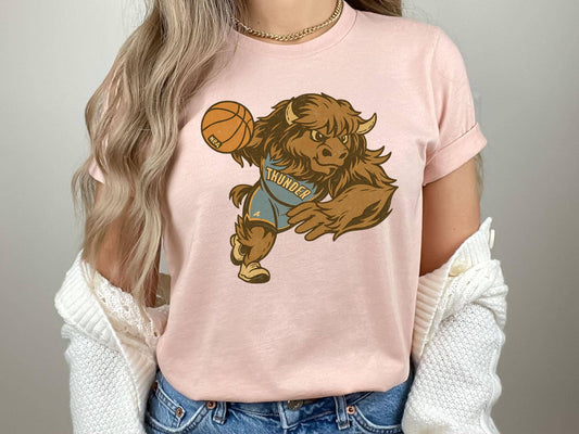OKC Thunder Basketball Fan Tee