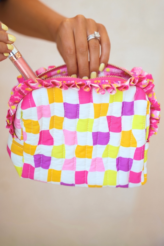 Jess Lea - Groovy Garden Quilted Ruffle Bag