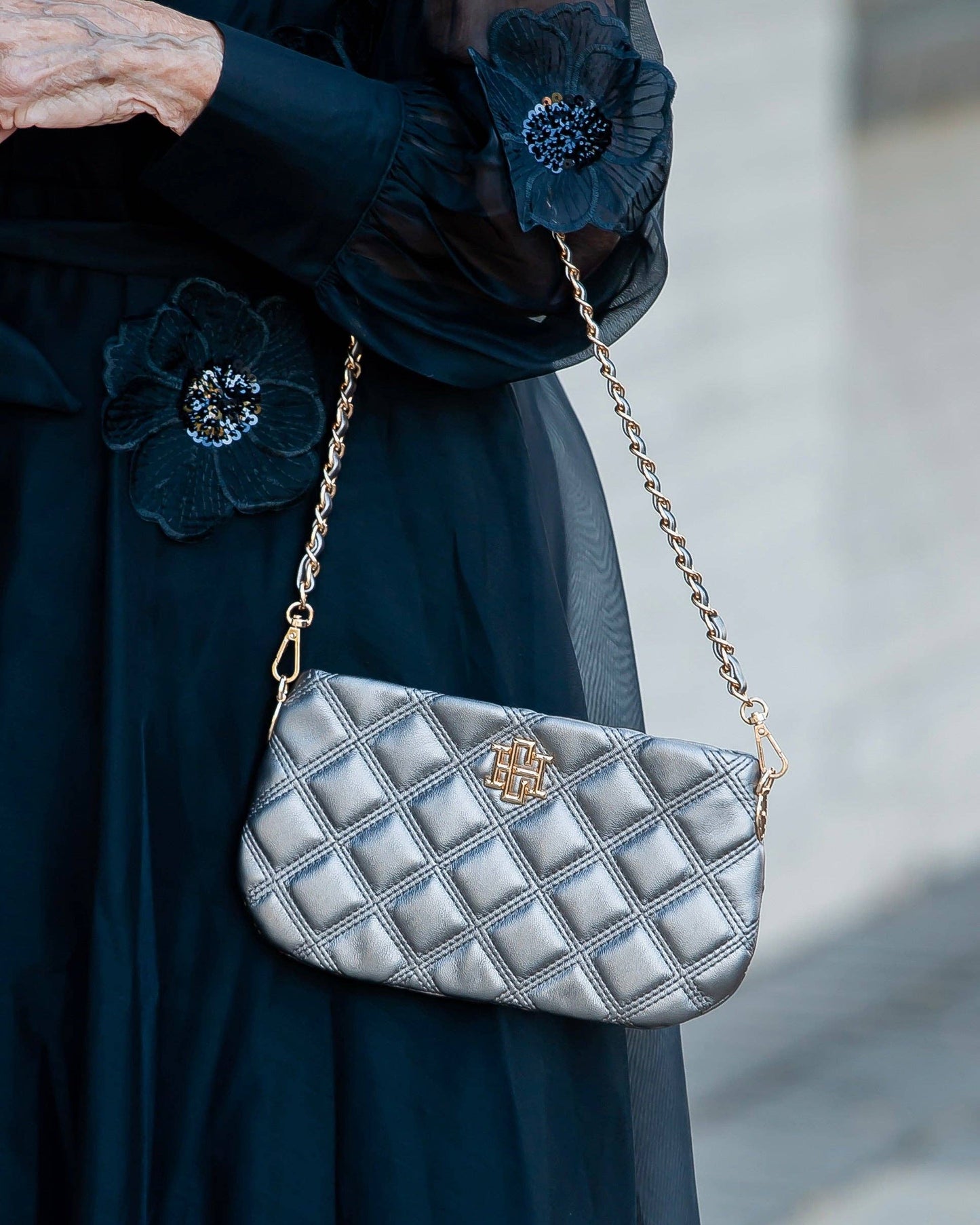 Caroline Hill - Livi Crossbody Black Pearl DQ