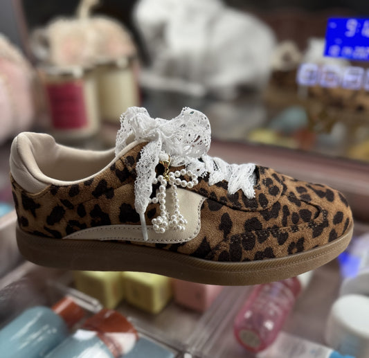 Shoe Charm -Pearl Bow