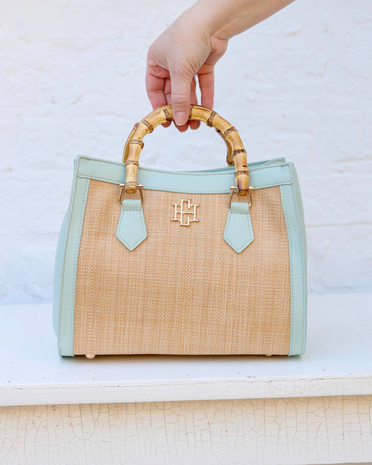 Caroline Hill - Kennedy Tote Natural Mint