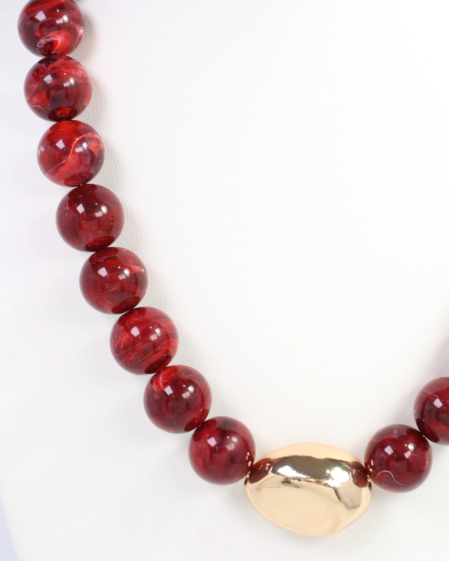Caroline Hill - Wine- Brooklyn Bold Stone Necklace