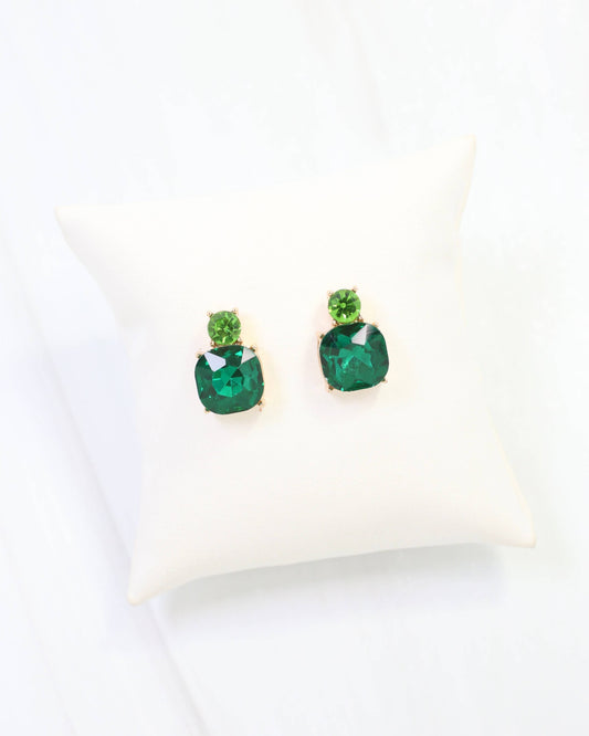 Caroline Hill - Emerald Roxanne Rhinestone Earring