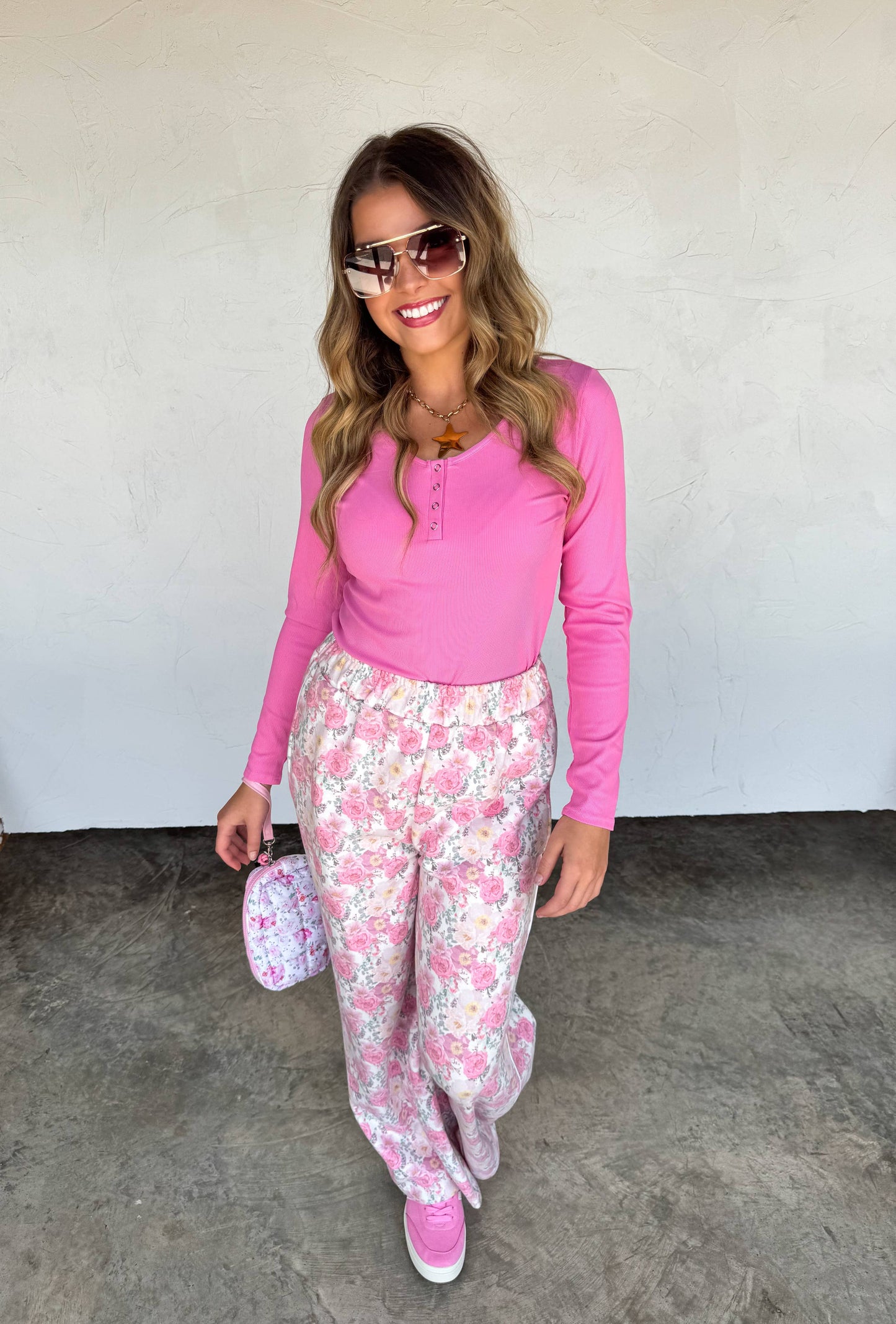 BLAKELEY - FLORAL  DRIFT AWAY JOGGERS