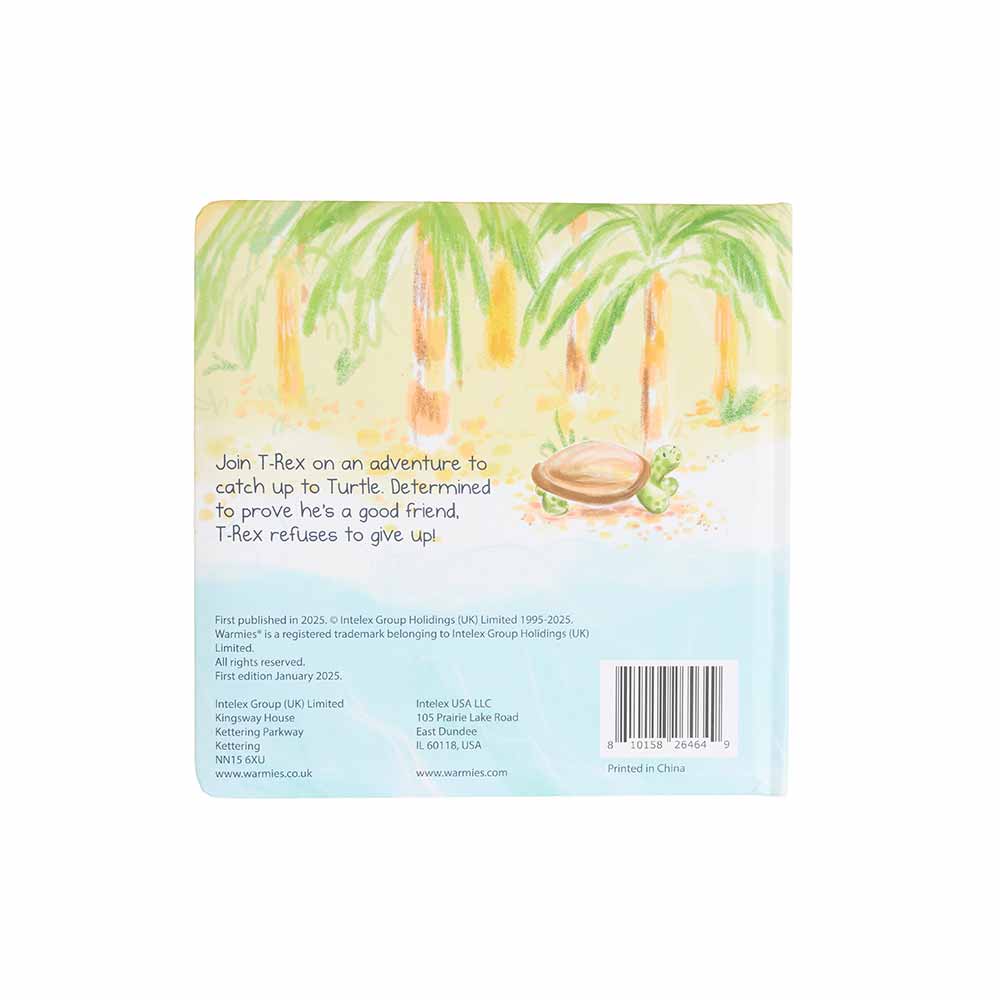 Warmies - Don't Judge a T-Rex by his Roar Board Book
