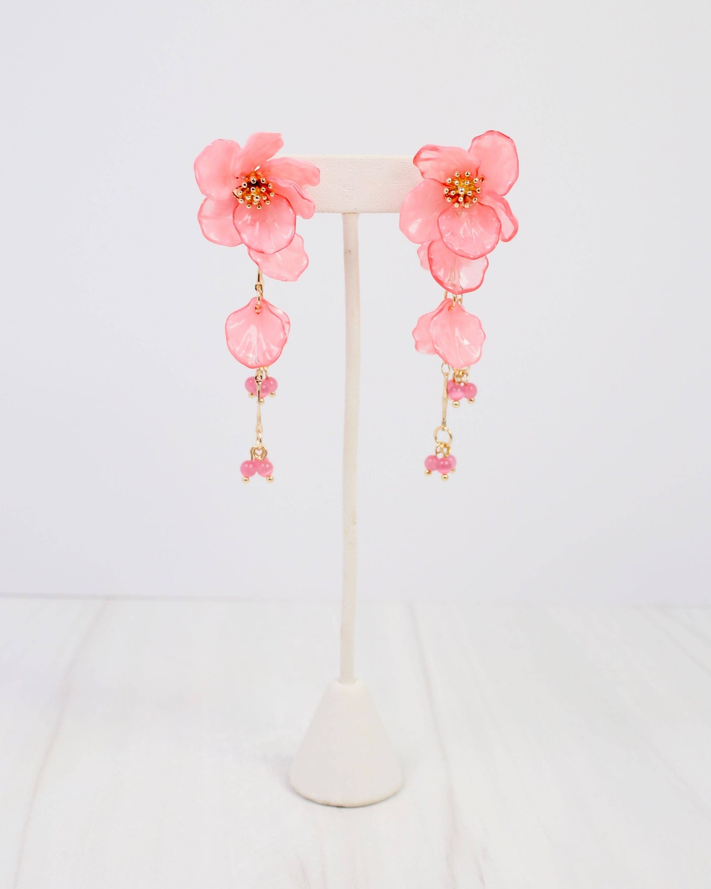 Caroline Hill - Billings Flower Dangle Earring Pink