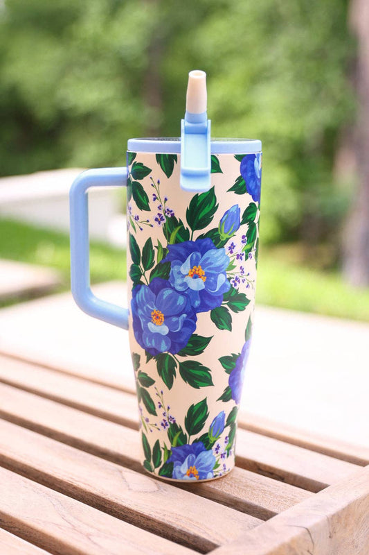 Jess Lea - Caroline Floral Sleek Tumbler