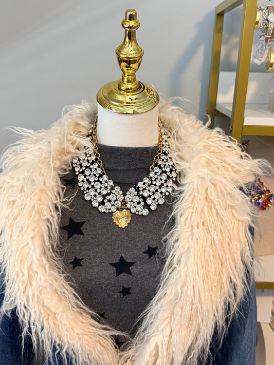 Rhinestone Collar Necklace