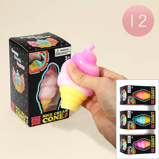No brand- Ice Cream Cone Squishy Stress Relief Toy