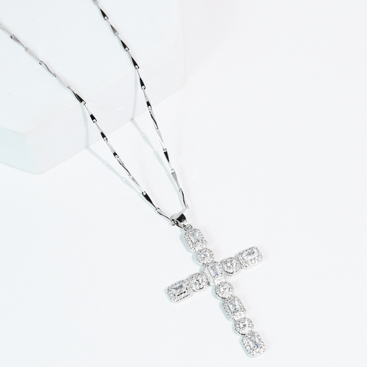 Silver Cross Necklace