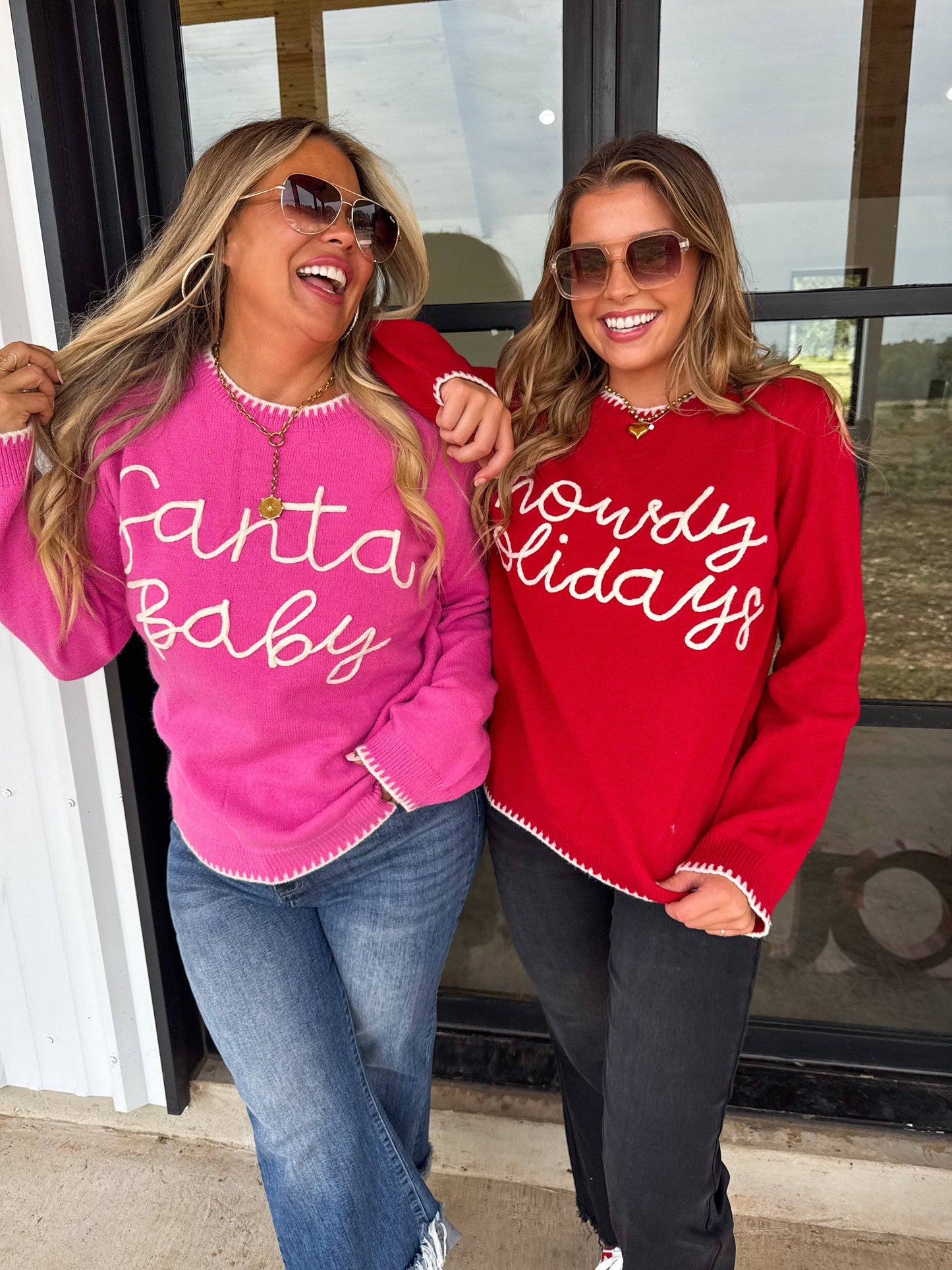 BLAKELEY - SANTA BABY HOLIDAY SWEATERS