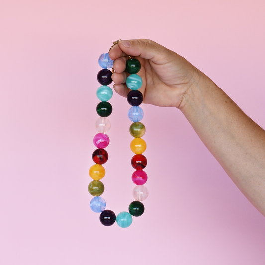Pop of Joy-Beaded Necklace