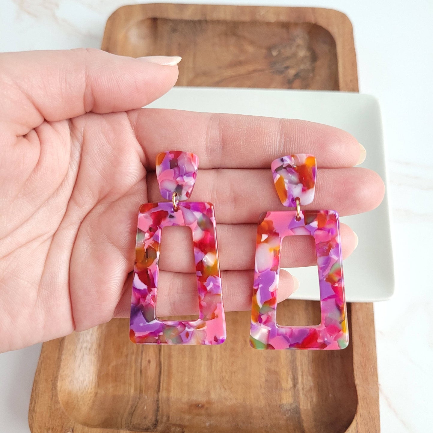 Paradise Pink Earrings