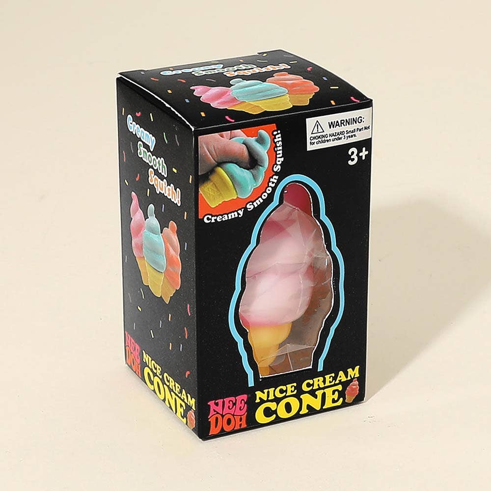 No brand- Ice Cream Cone Squishy Stress Relief Toy