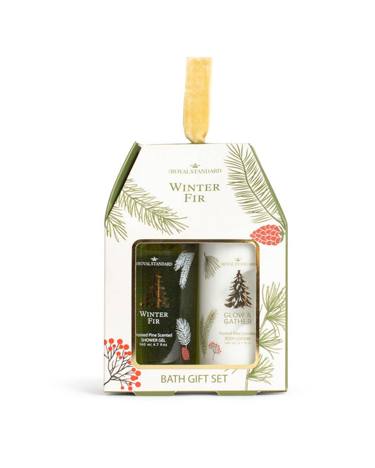 Winter Fir Bath Gift Set -Frosted Pine Scented