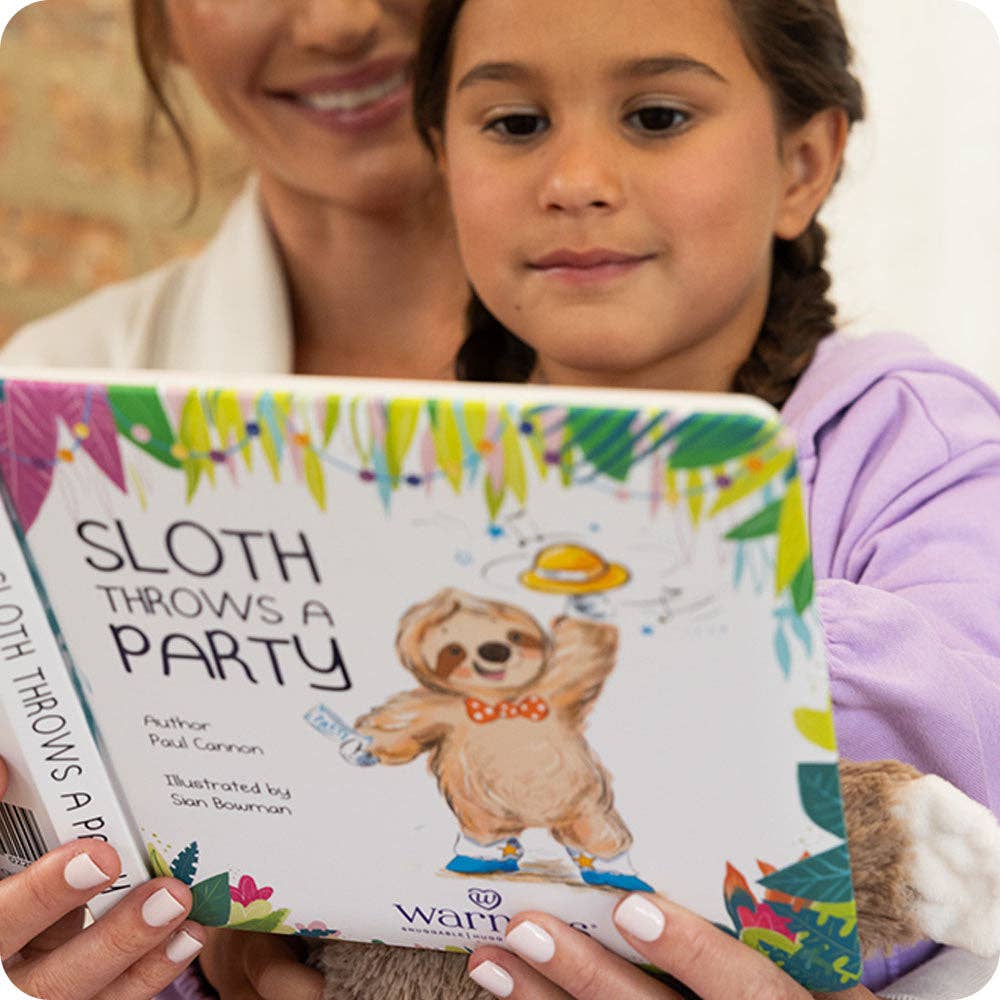 Warmies - Sloth Throws a Party Board Book