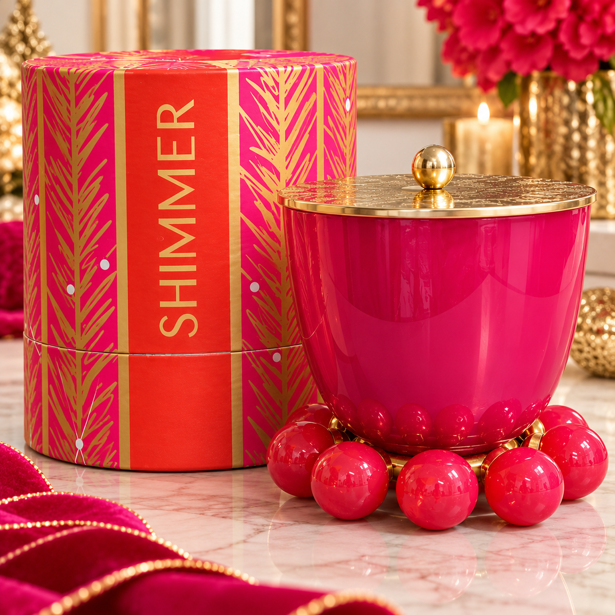 Glitterville- Candle Couturier, Prima Ballerina Holiday Scented