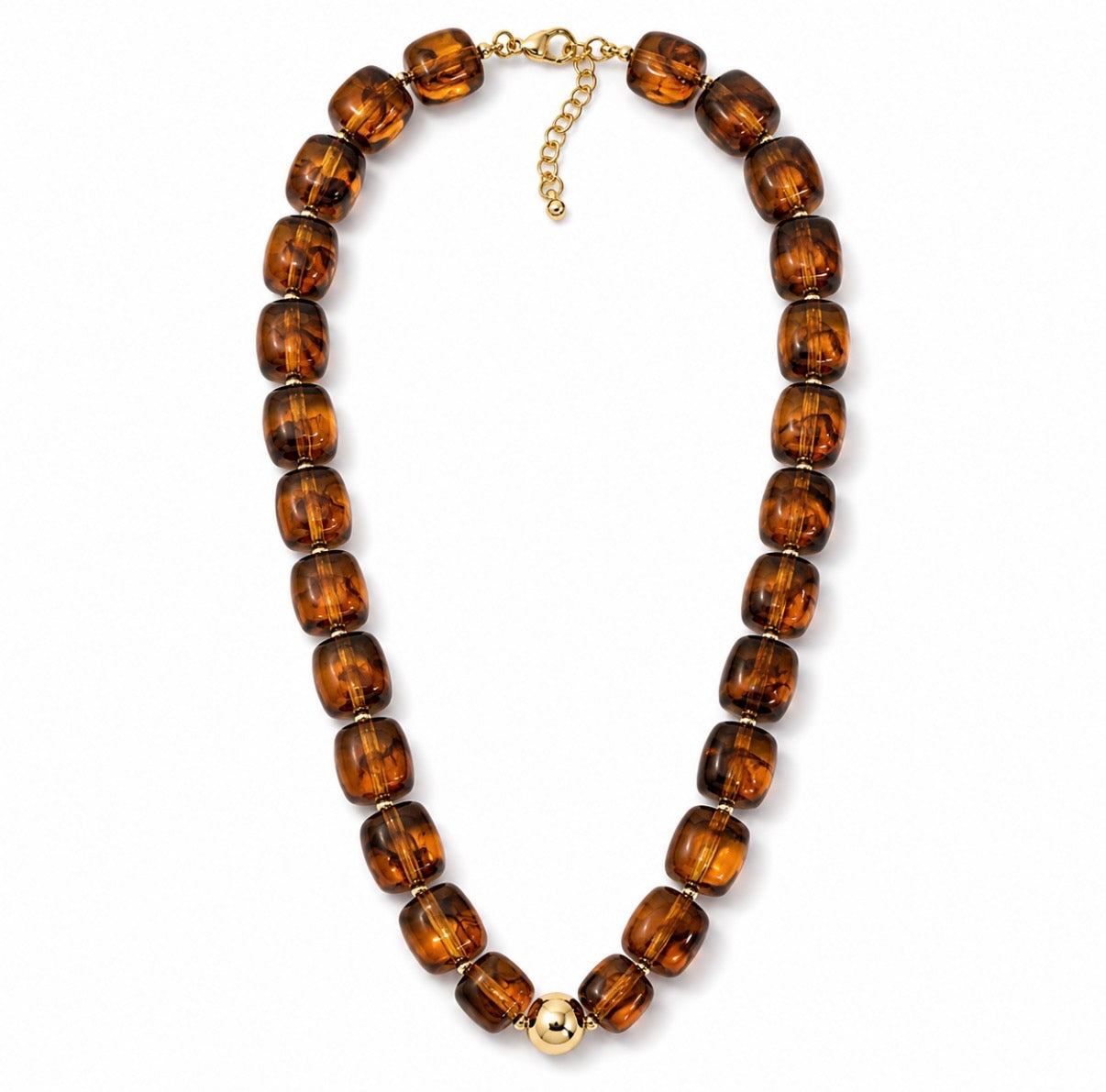Tortoise Beaded Necklace