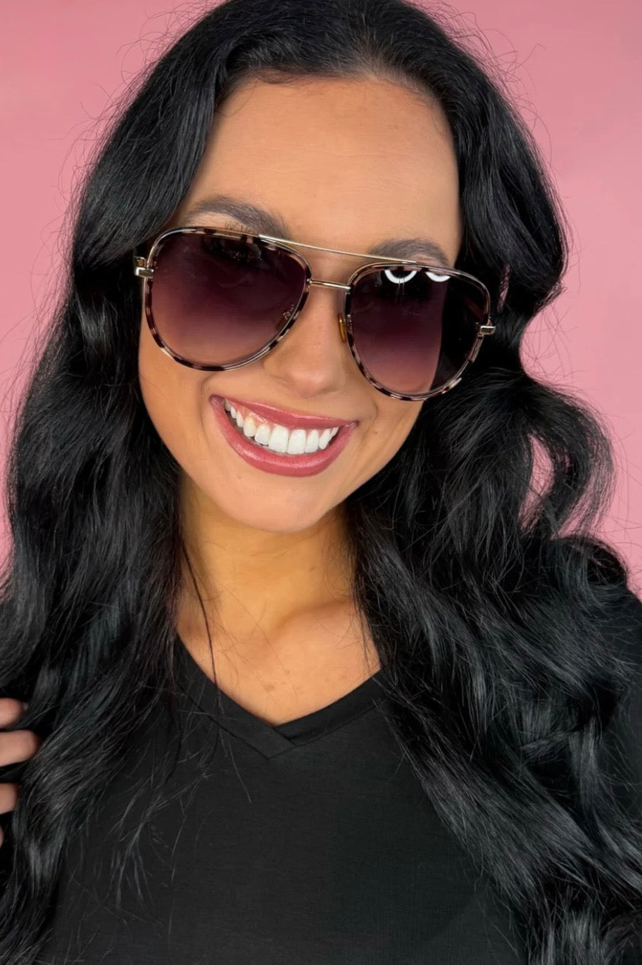 Give me Sun Aviator Sunglasses -Gray