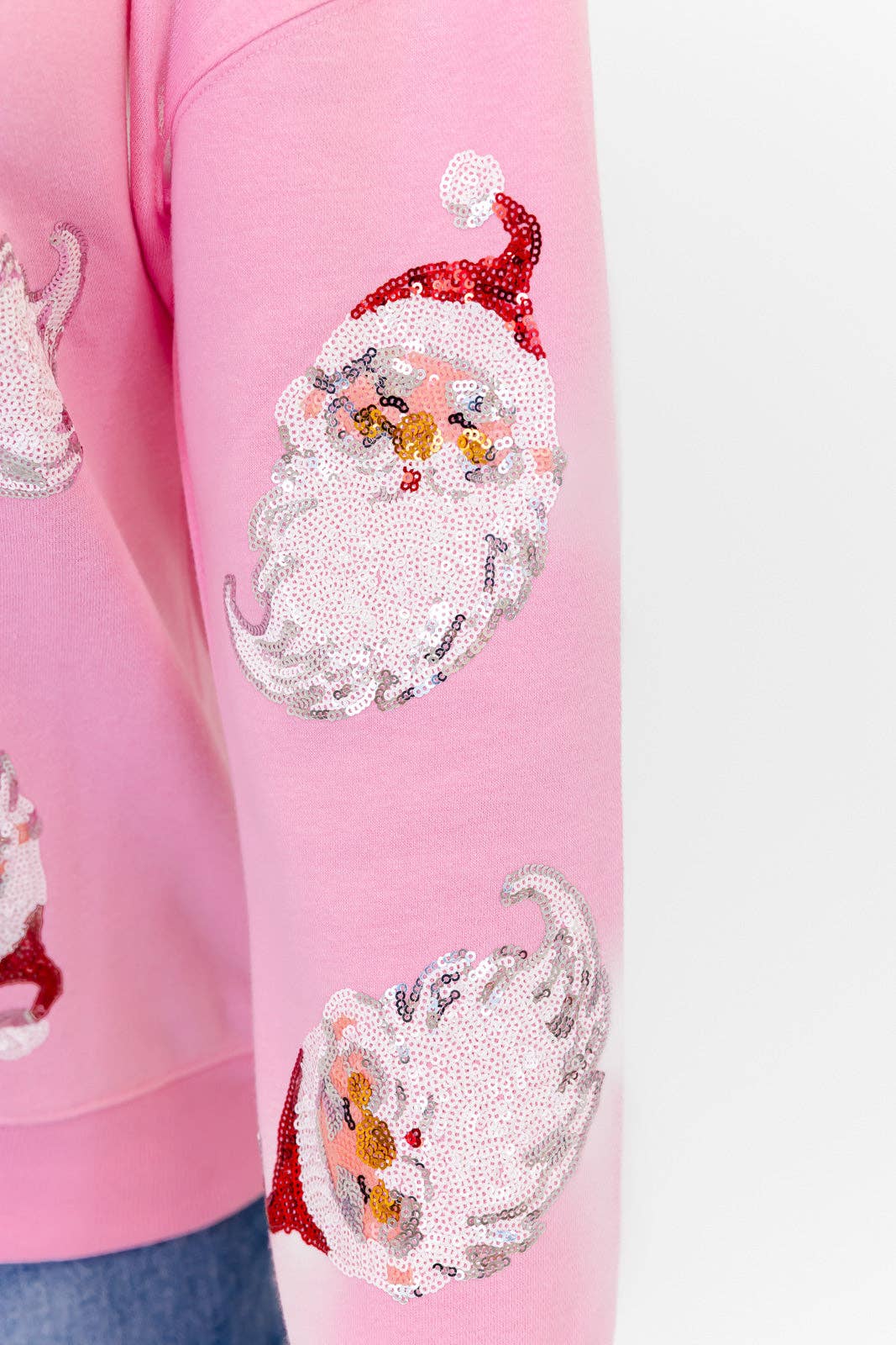 Santa Sequin Sweatshirt