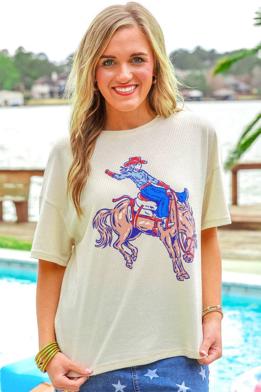 Jess Lea - Rodeo Queen Waffle Tee