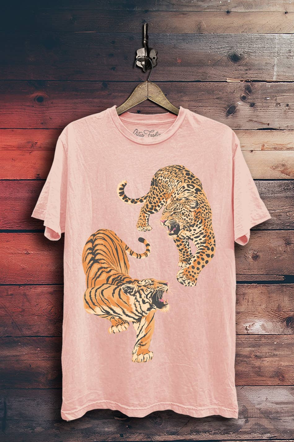 Leopard And Tiger Graphic Tee