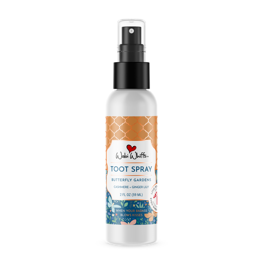Wabi Whiffs - 2oz Butterfly (Cashmere + Ginger Lily)  TooT Spray Air Care