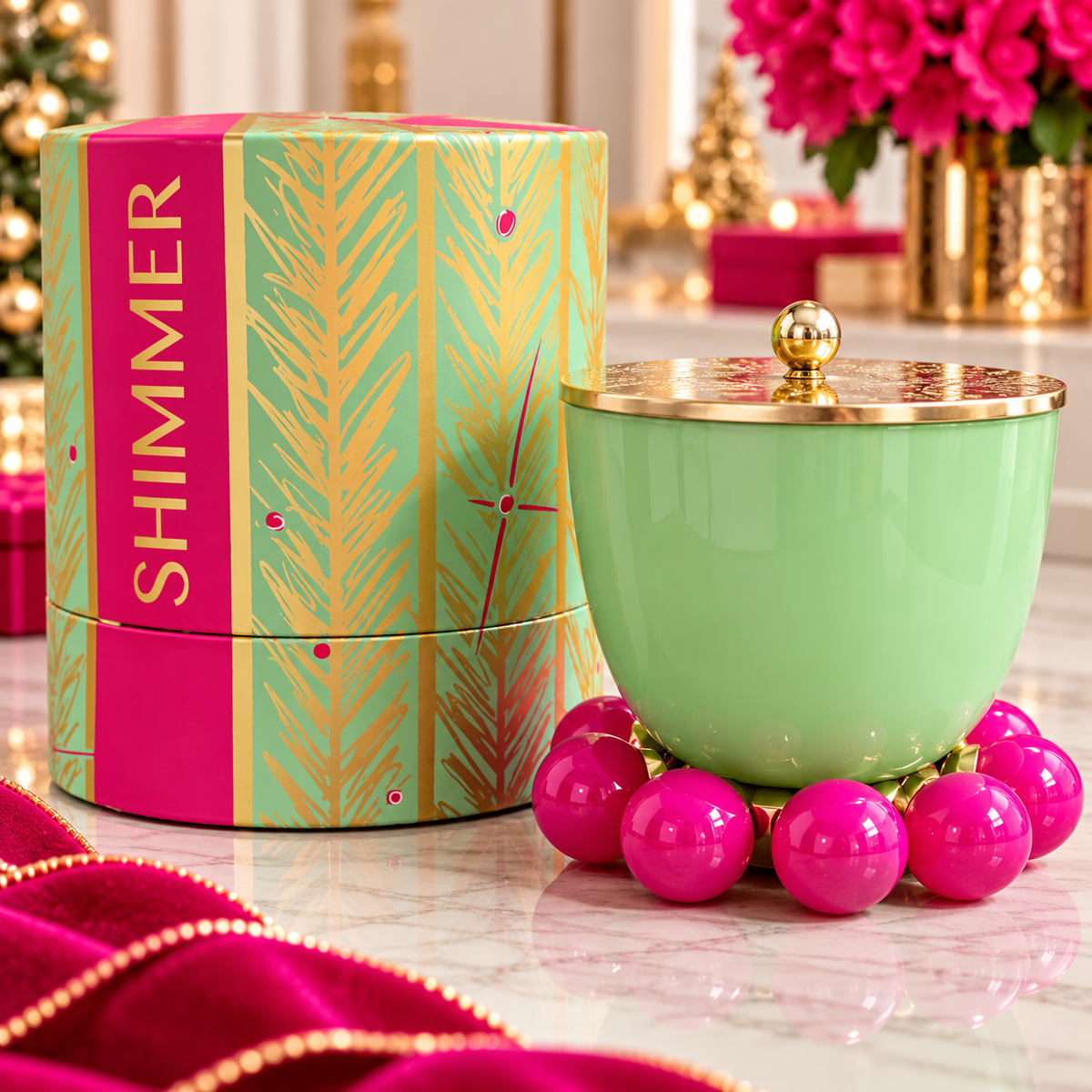 Glitterville- Candle Couturier, Prima Ballerina Holiday Scented